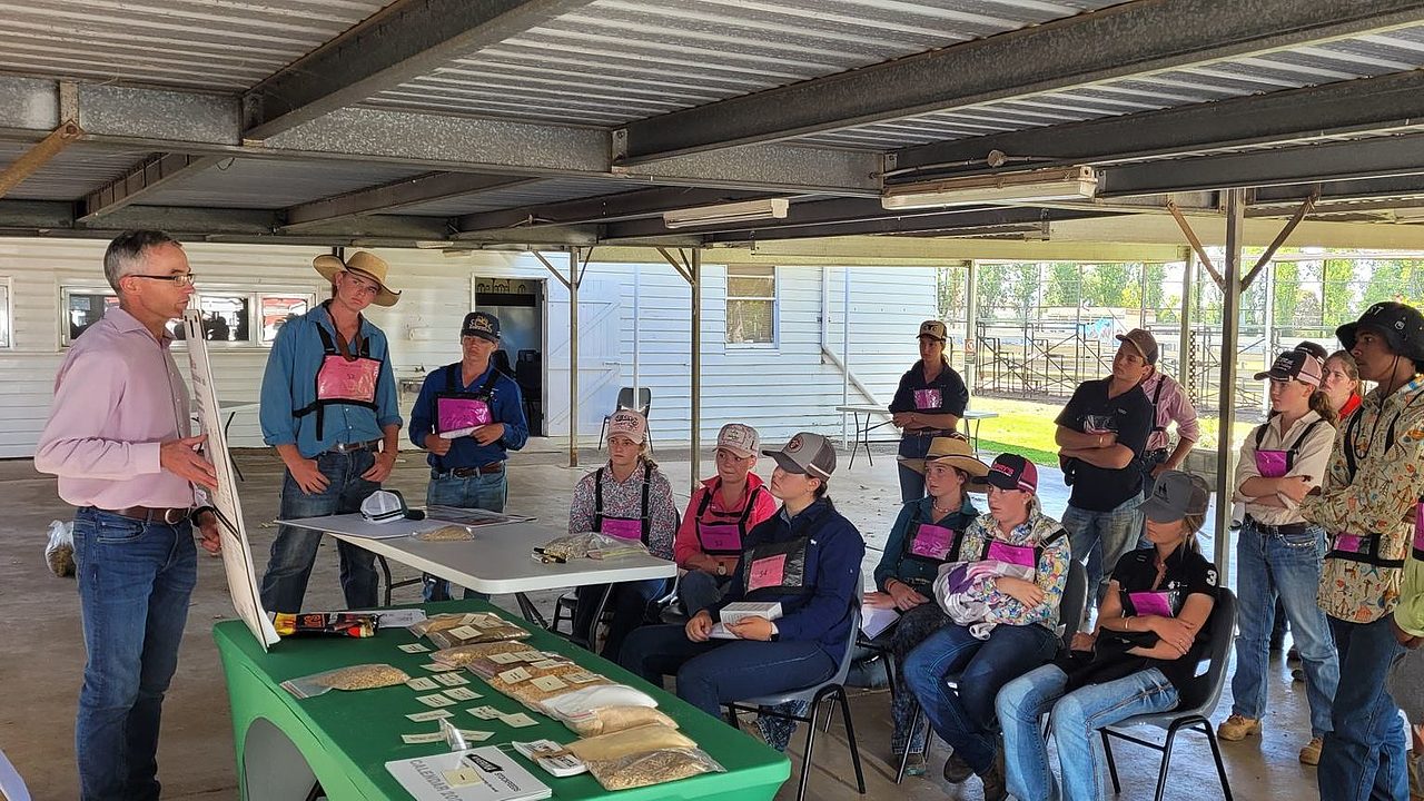 Cameron at the Herefords Northern NSW Youth Group.